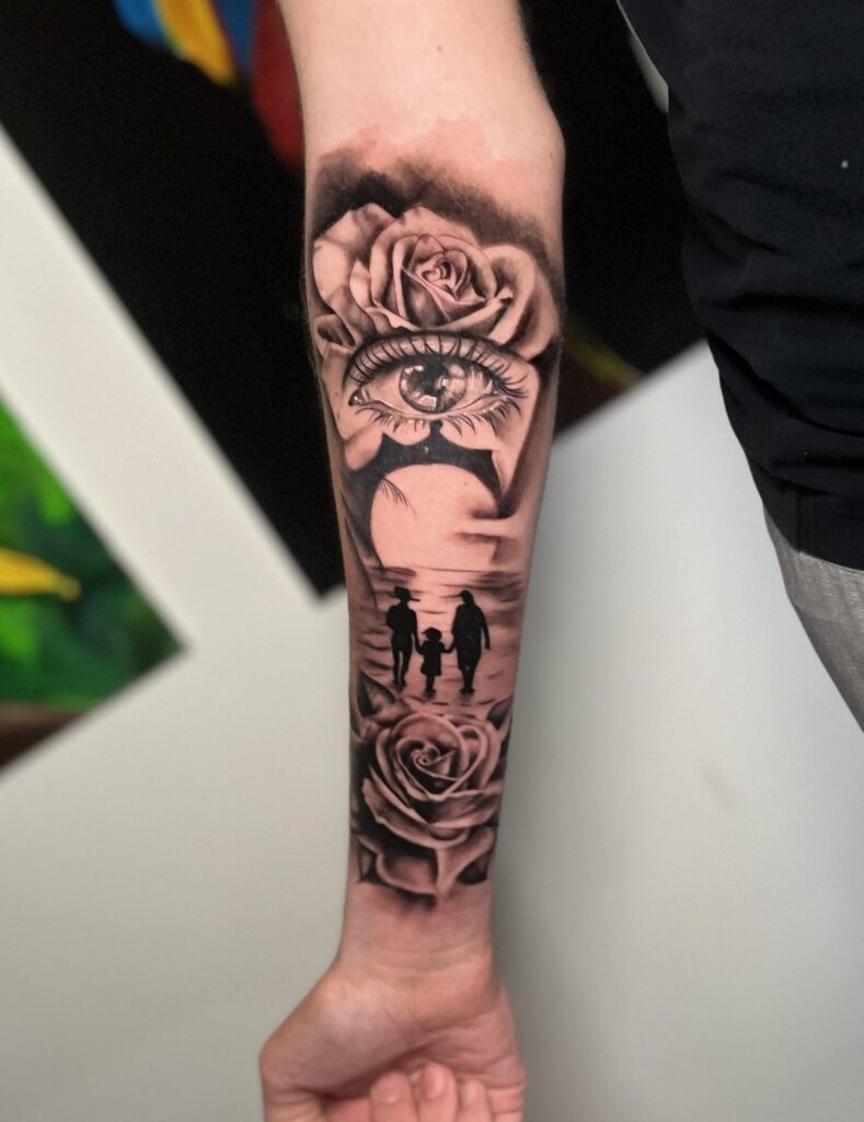 Black and Grey Tattoo